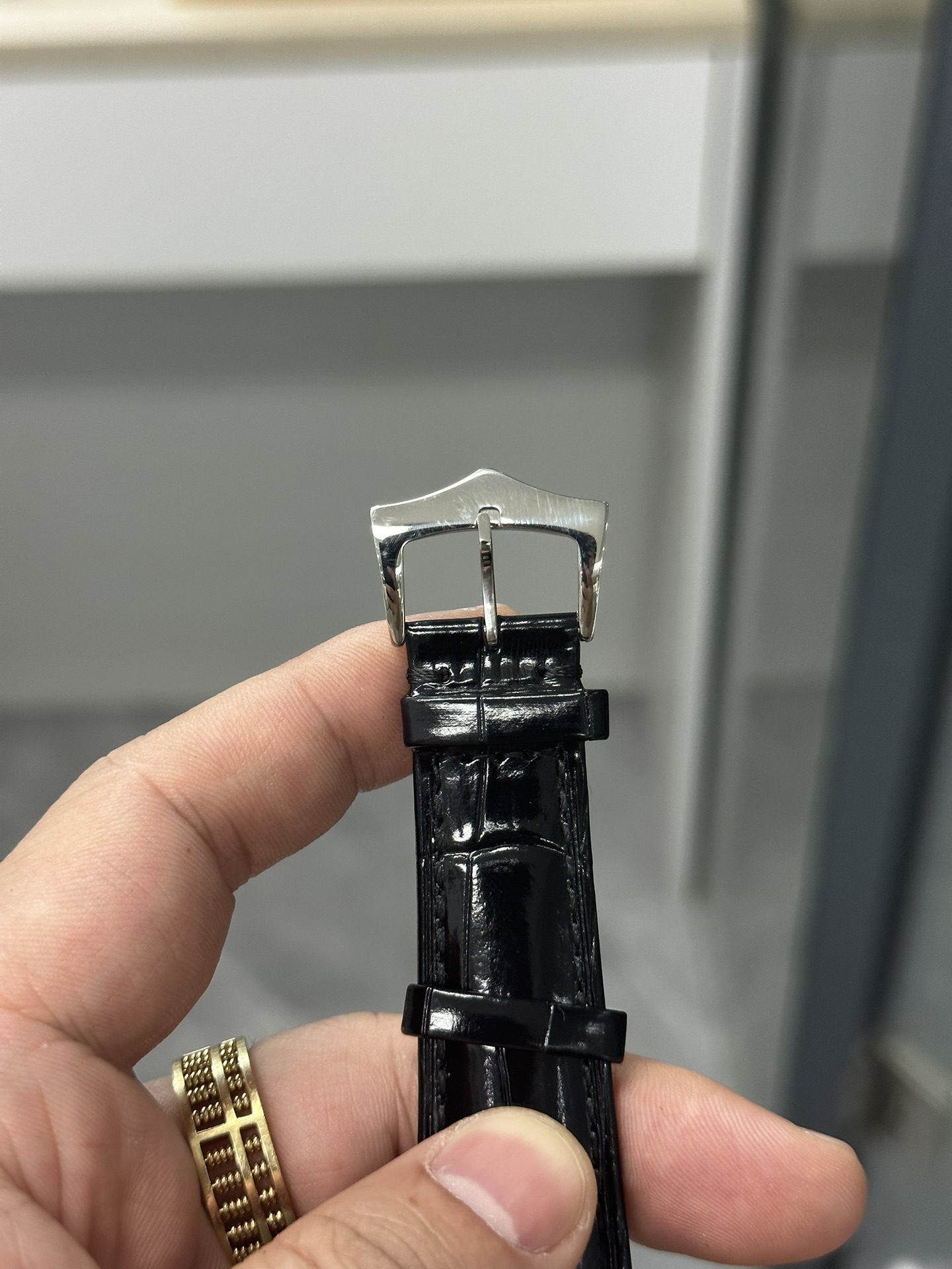 Patek Philippe Calatrava Silver Dial 18 kt White Gold 5196G 001