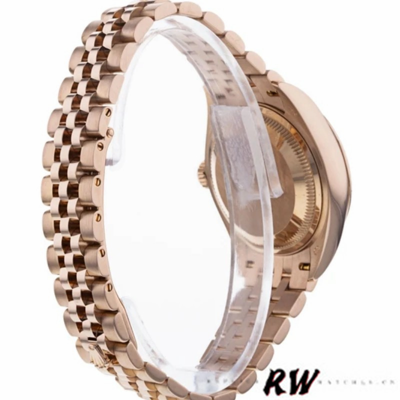 Rolex Datejust 279175 Diamond Pave Dial Rose Gold 28mm Lady Replica Watch
