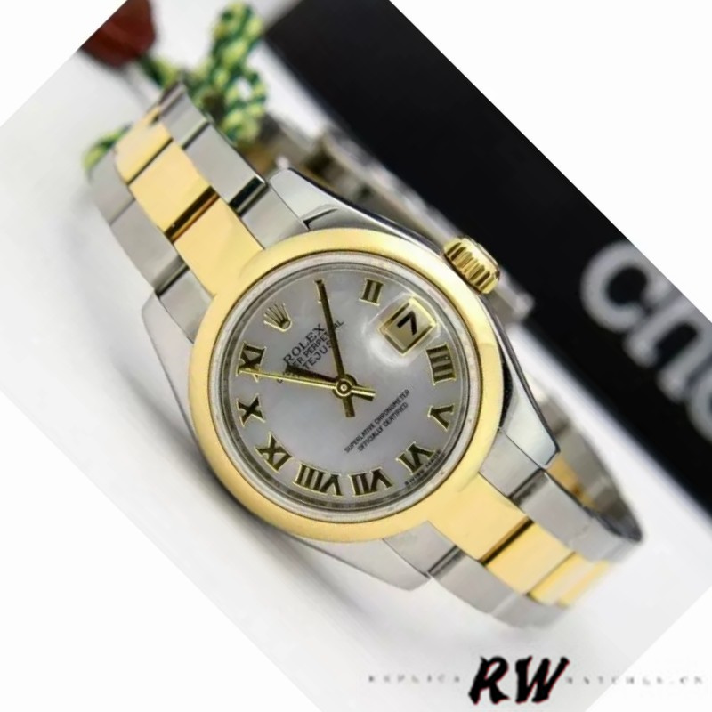 Rolex Datejust 179163 Mother of Pearl Roman Dial 26MM Lady Replica Watch