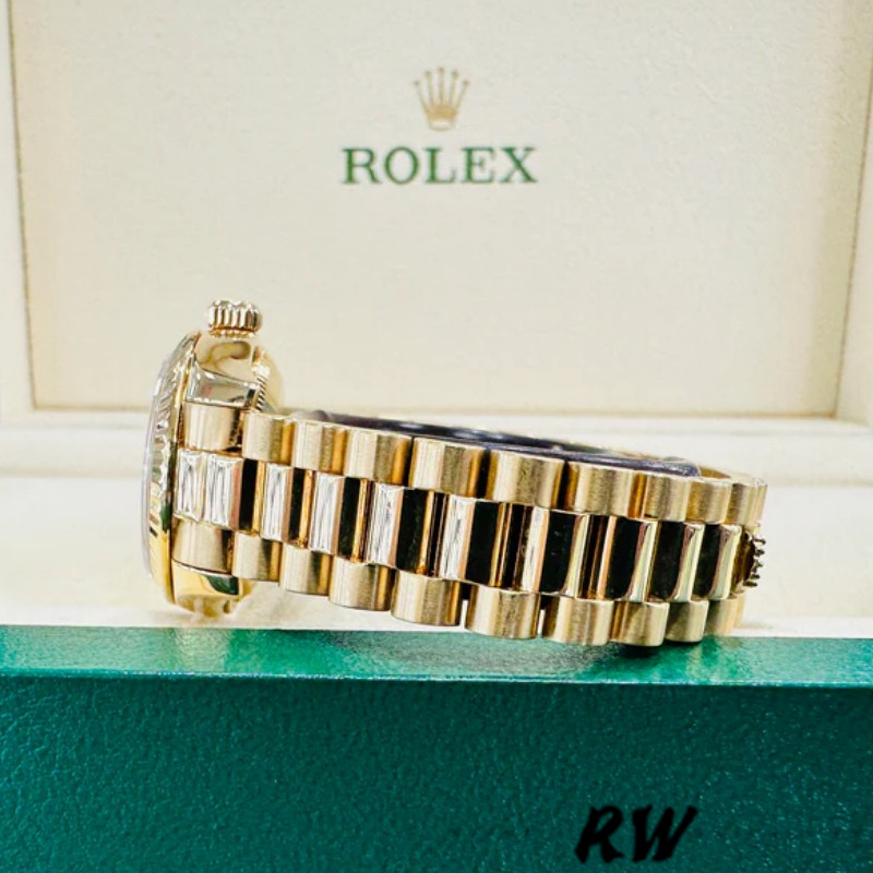 Rolex Datejust 179178 Mother of Pearl Diamonds Dial Yellow Gold 26MM Lady Replica Watch