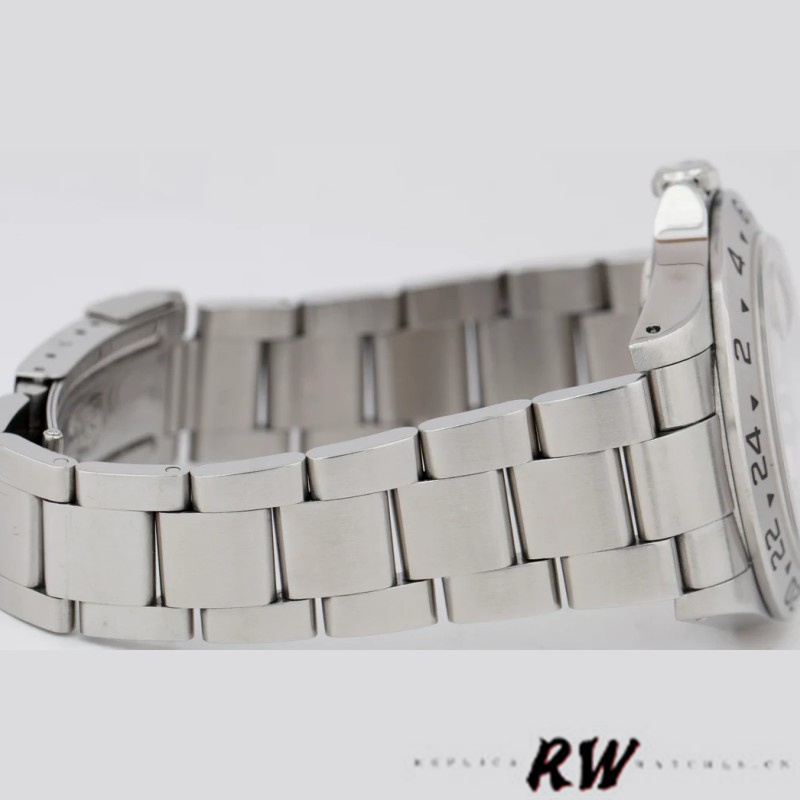 Rolex Explorer II 16570 Stainless Steel White Dial 40MM Mens Replica Watch