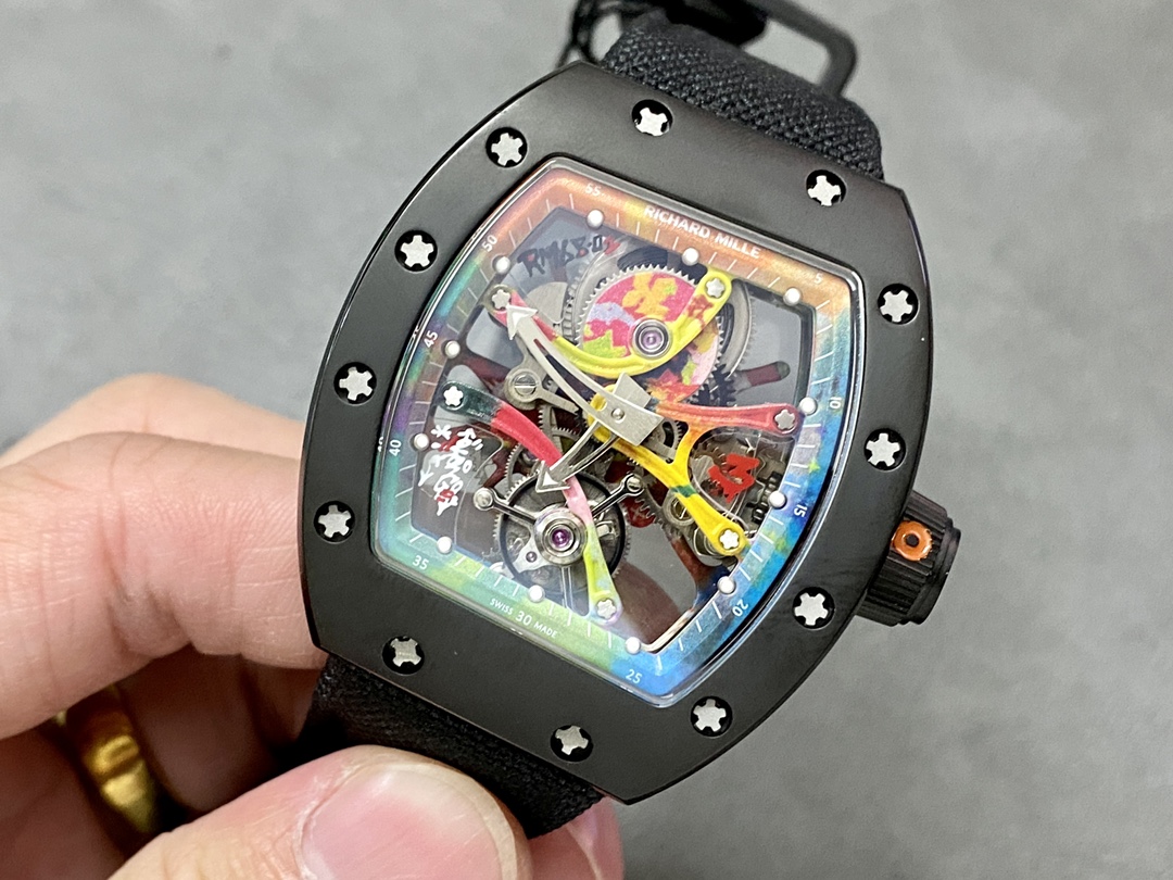 Richard Mille RM 68-01 Tourbillon Cyril Kongo Carbon Fiber Black