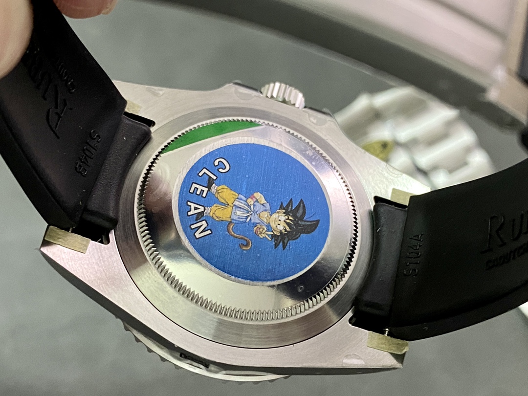 Rolex Submariner 126610LN Black Rubber Strap Black Dial 41mm Mens Replica Watch