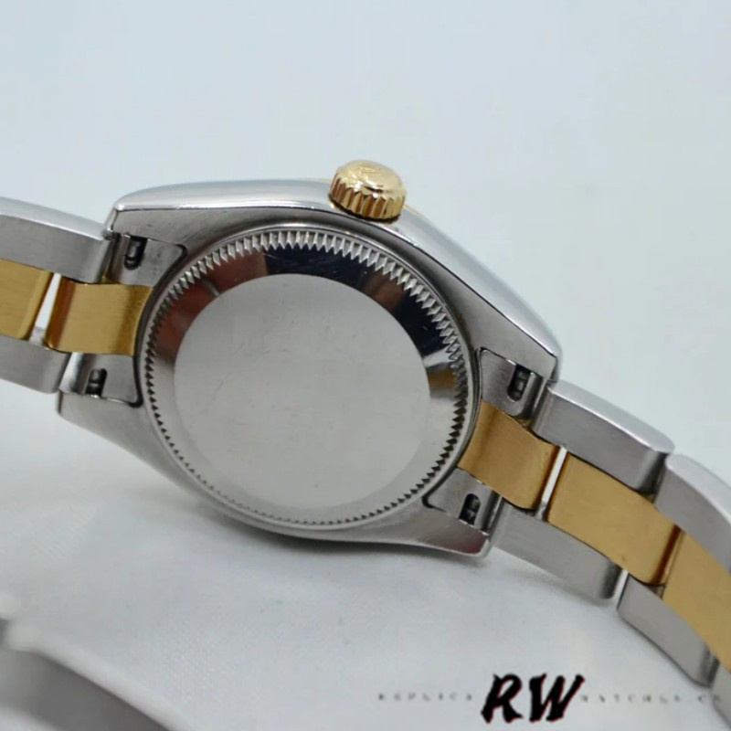 Rolex Datejust 179163 Grey Dial Domed Dezel 26MM Lady Replica Watch