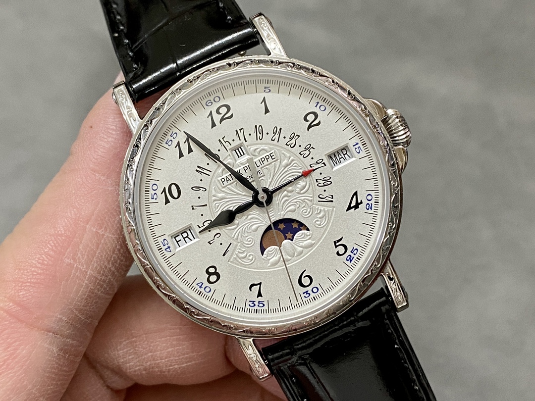 Patek Philippe Grand Complications 5160 500G 001 38mm Unisex Replica Watch