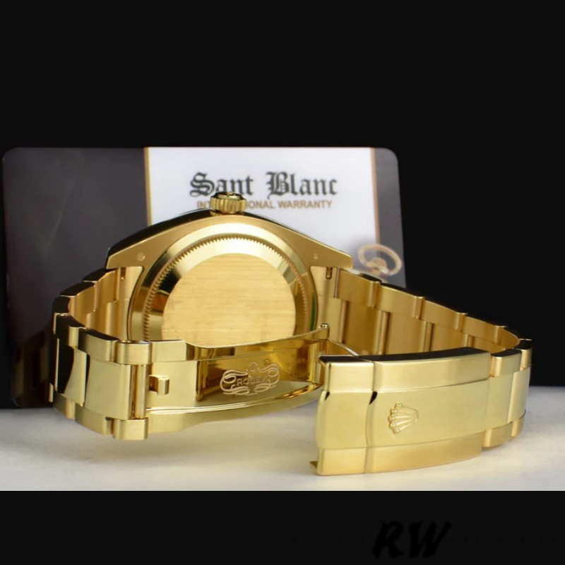 Rolex Sky-Dweller 326938 Yellow Gold Champagne Arabic Dial 42mm Mens Replica Watch