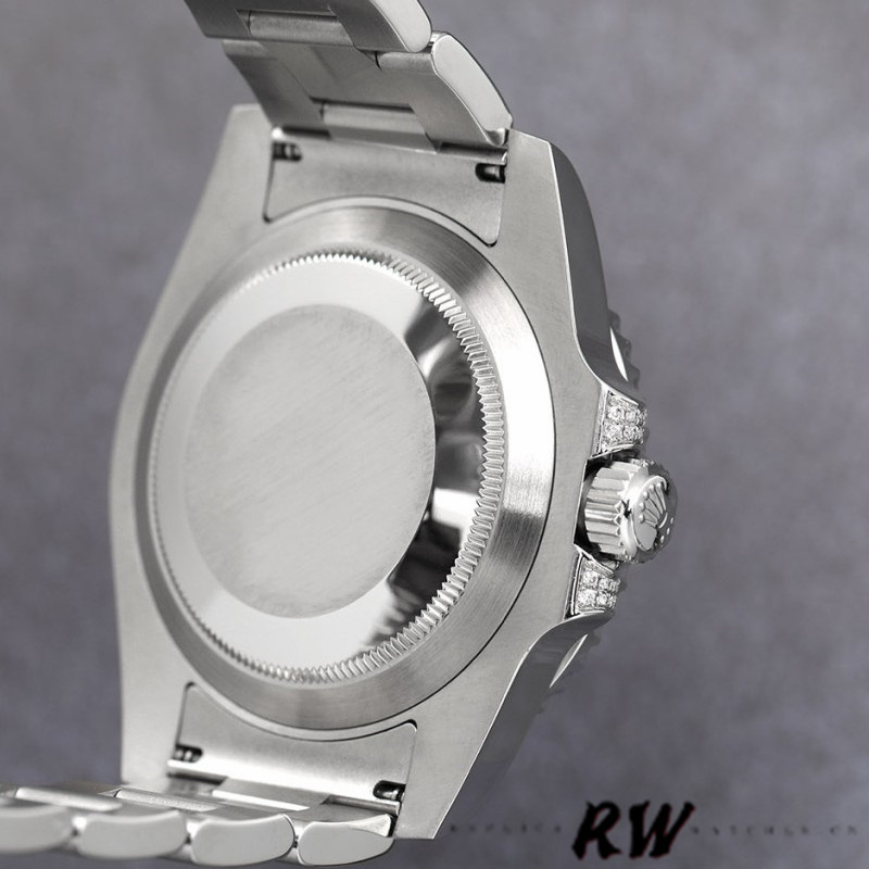 Rolex Submariner Date 116610LN Custom Diamond Stainless Steel Blue Dial 40MM Mens Replica Watch