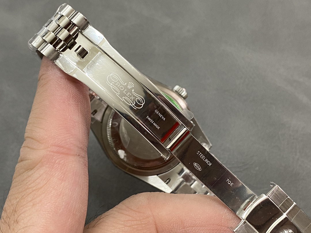 Rolex Datejust 36 Stainless Steel Mint Green Dial Jubilee M126200-0023