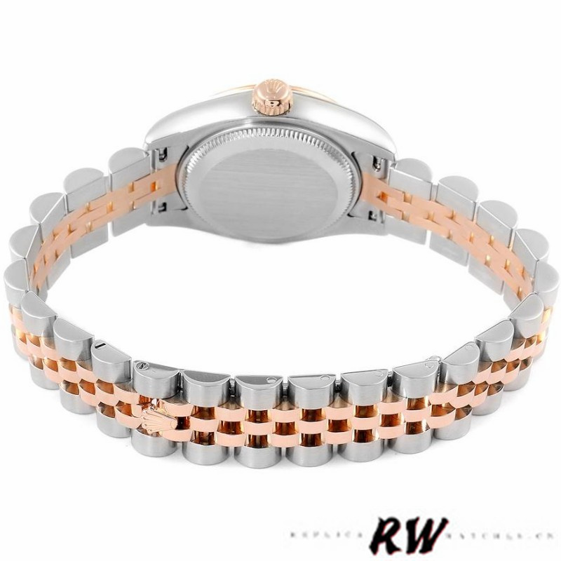 Rolex Datejust 179171 Grey Roman Numeral Dial Fluted Bezel 26MM Lady Replica Watch