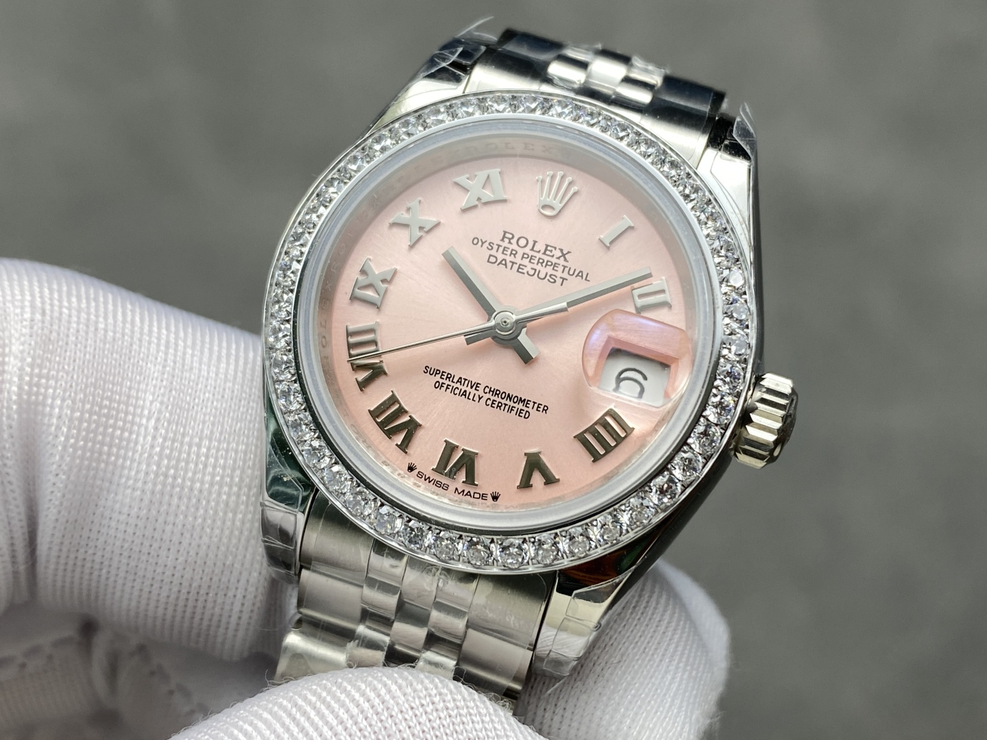 Rolex Datejust 28 Pink Roman Jubilee 279384RBR 0005 Women's Watch