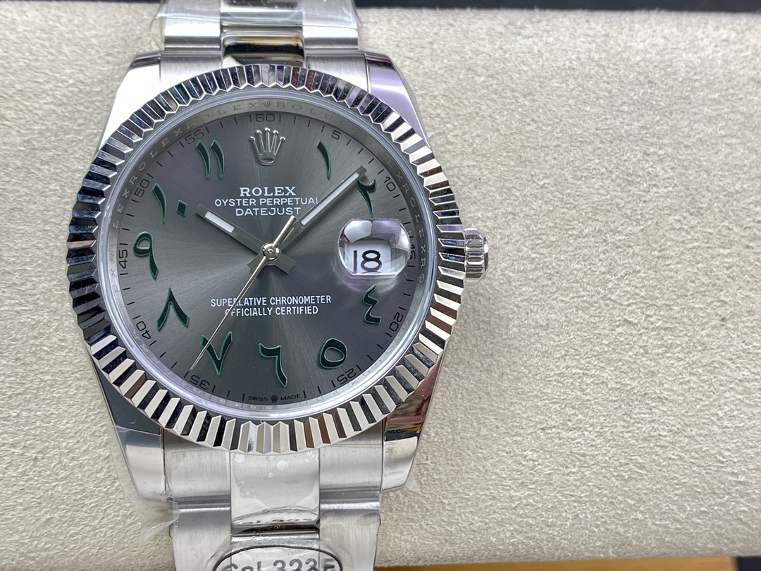 Rolex Datejust 36 Wimbledon Dial Midsize M126234 0046 Luxury Unisex Watch