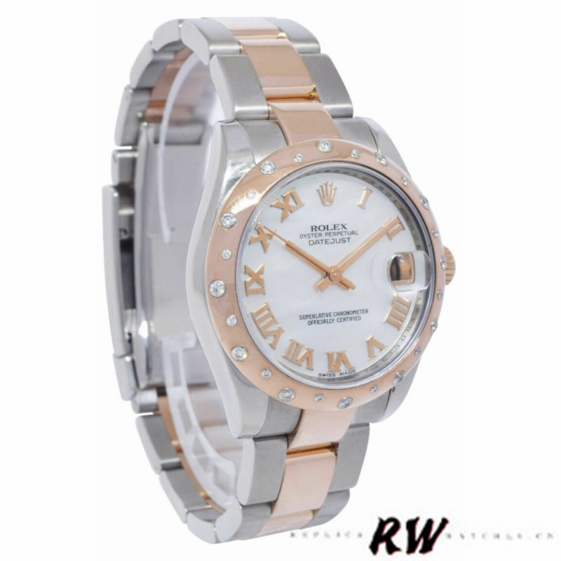 Rolex Datejust 178341 White Mother of Pearl Dial 31MM Lady Replica Watch