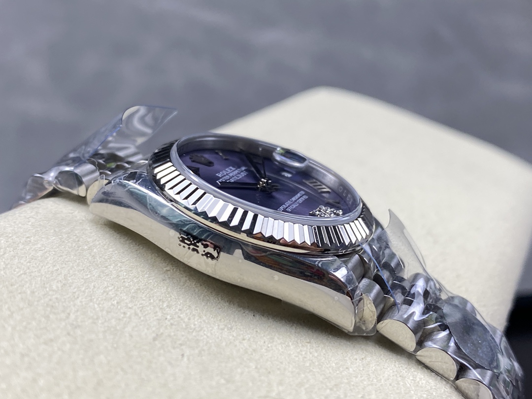 Rolex Datejust 31 Purple Dial Jubilee Bracelet 278274 0026 Women's Watch