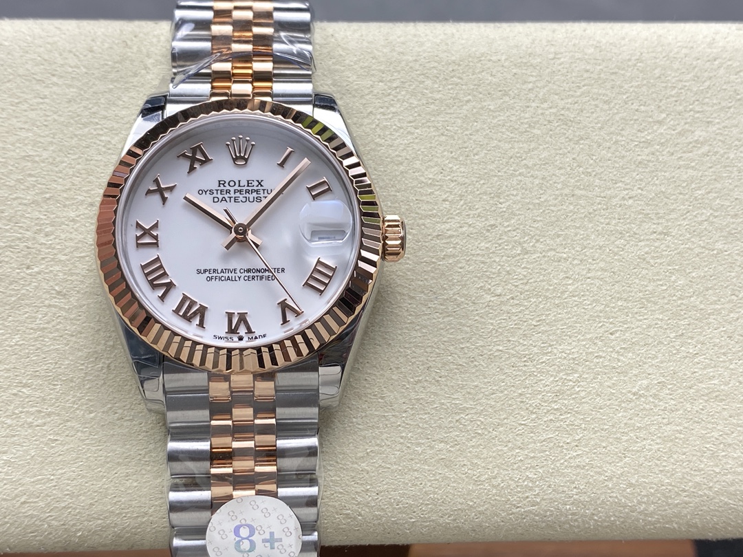 Rolex Datejust 31 White Roman Numeral Dial 278271 0002 Watch