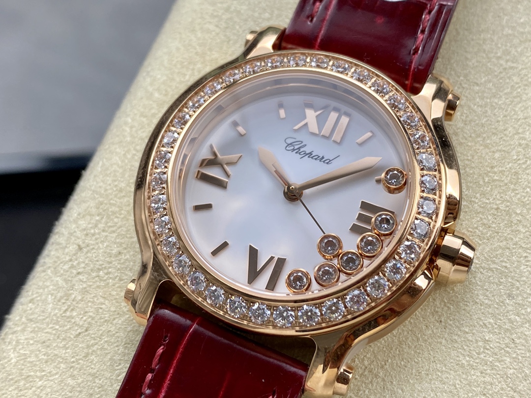Chopard Happy Sport Rose Gold Women's Quartz Watch 278475-3037