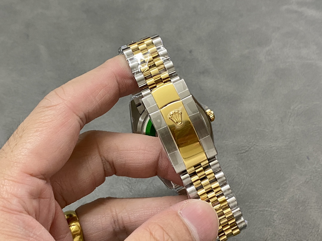 Rolex Datejust 36 Champagne Diamond 116203 0173 Women's Watch