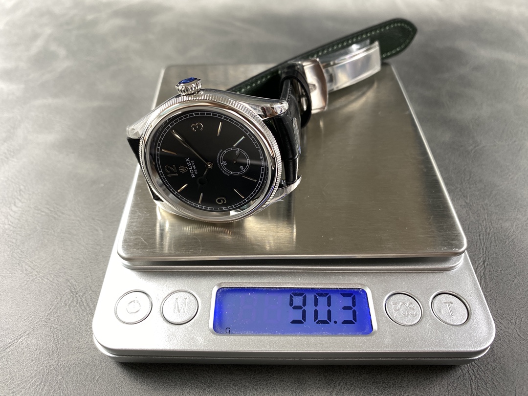 Rolex 1908 Black Dial 52509 0002 39 mm Replica Watch