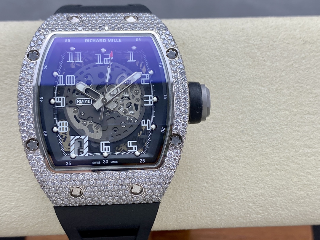 Richard Mille White Gold Diamond Set RM 010