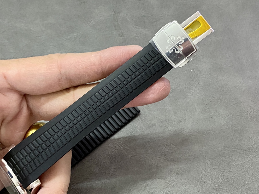 Replica Patek Philippe Aquanaut 5164A 001 Stainless Steel Dual Time 40mm Mens Watch