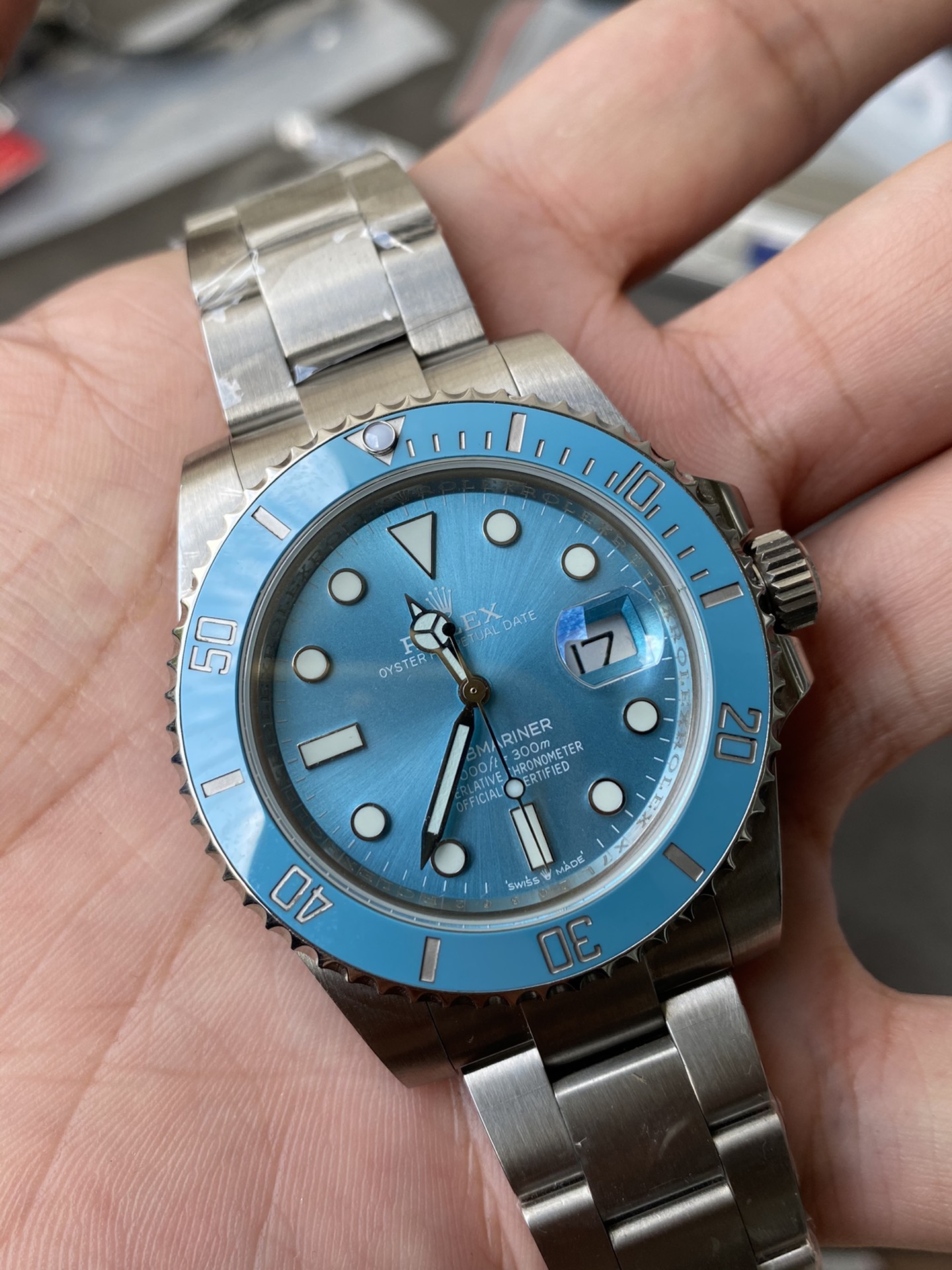 Rolex Submariner Date 41 Turquoise Blaken Goldsmith & Complications