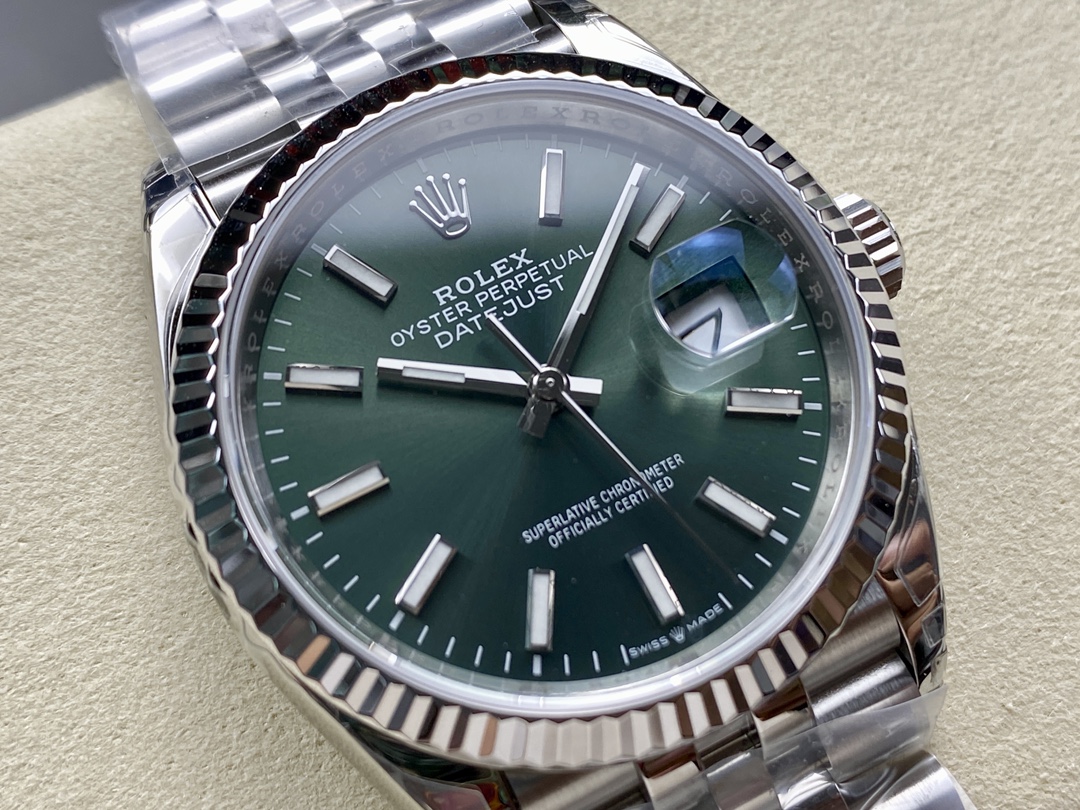 Rolex Datejust 126234 Stainless Steel Mint Green Dial 36MM Unisex Replica Watch