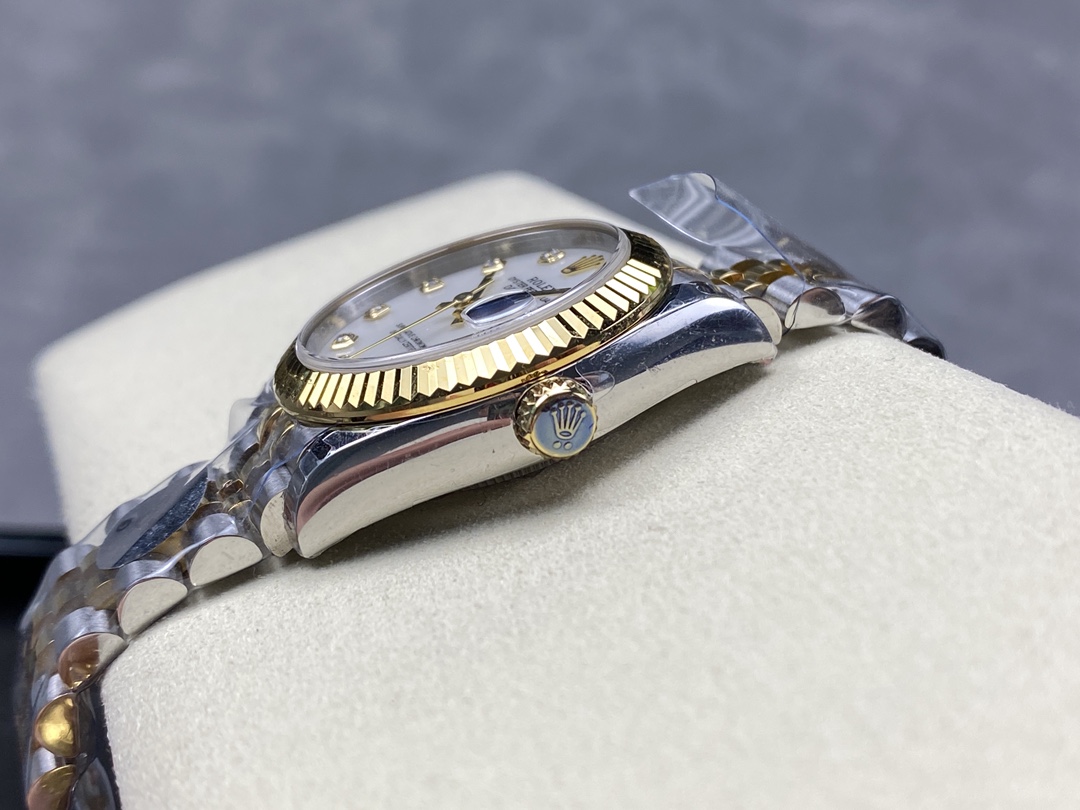 Rolex Datejust 31mm Stainless Steel and Yellow Gold 278273 0028 Mop Diamond Jubilee