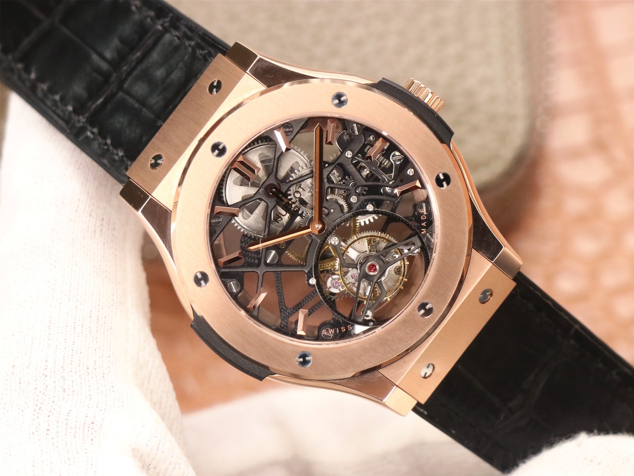 Hublot Classic Fusion Skeleton Tourbillon 505.OX.0180.LR 45mm