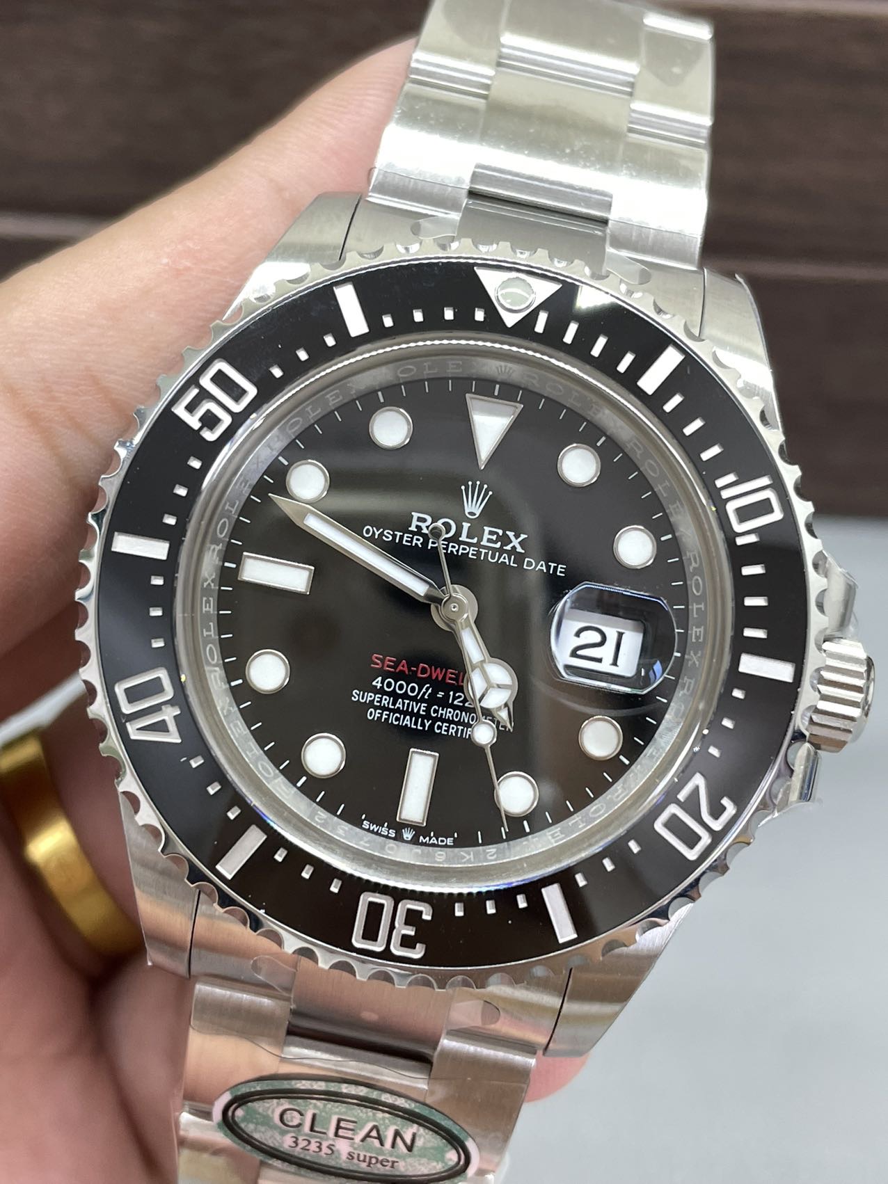 Rolex Sea-Dweller 126600 Stainless Steel Black Dial 43MM Mens Replica Watch