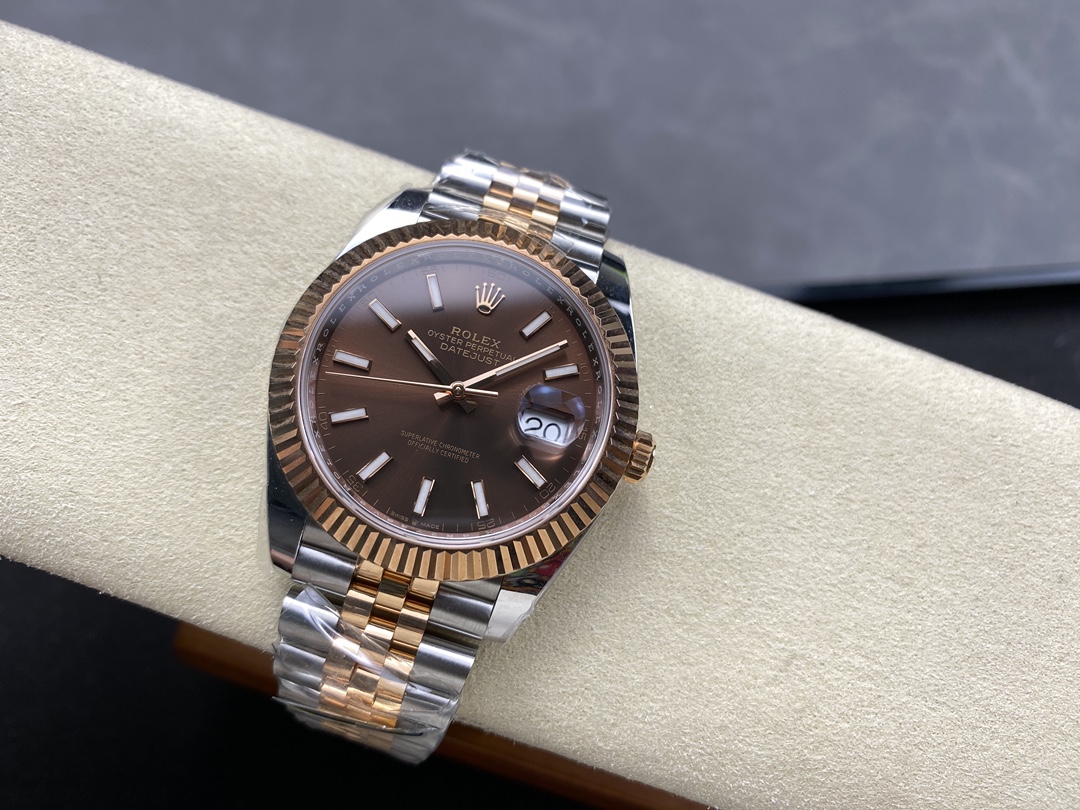 Rolex Datejust Automatic Rose Gold & Steel Watch m126331 0002