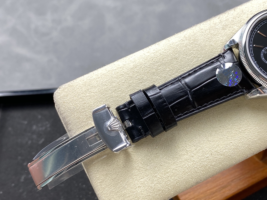 Rolex 1908 Black Dial 52509 0002 39 mm Replica Watch