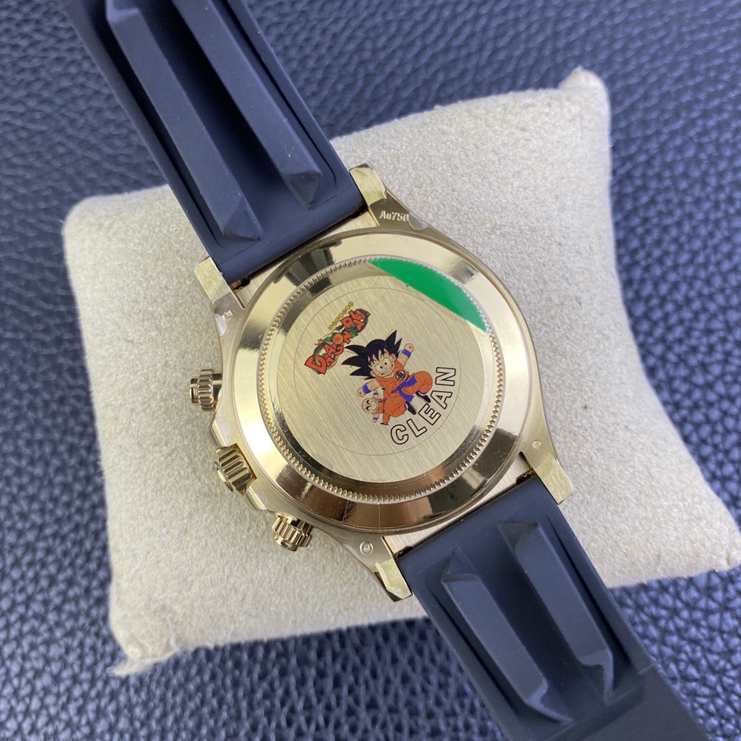 Rolex Cosmograph Daytona 116518LN White Dial Black Rubber Strap 40mm Mens Replica Watch