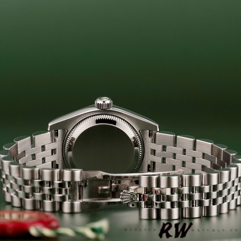 Rolex Datejust 179174 Rhodium Grey Dial Fluted Bezel 26MM Lady Replica Watch