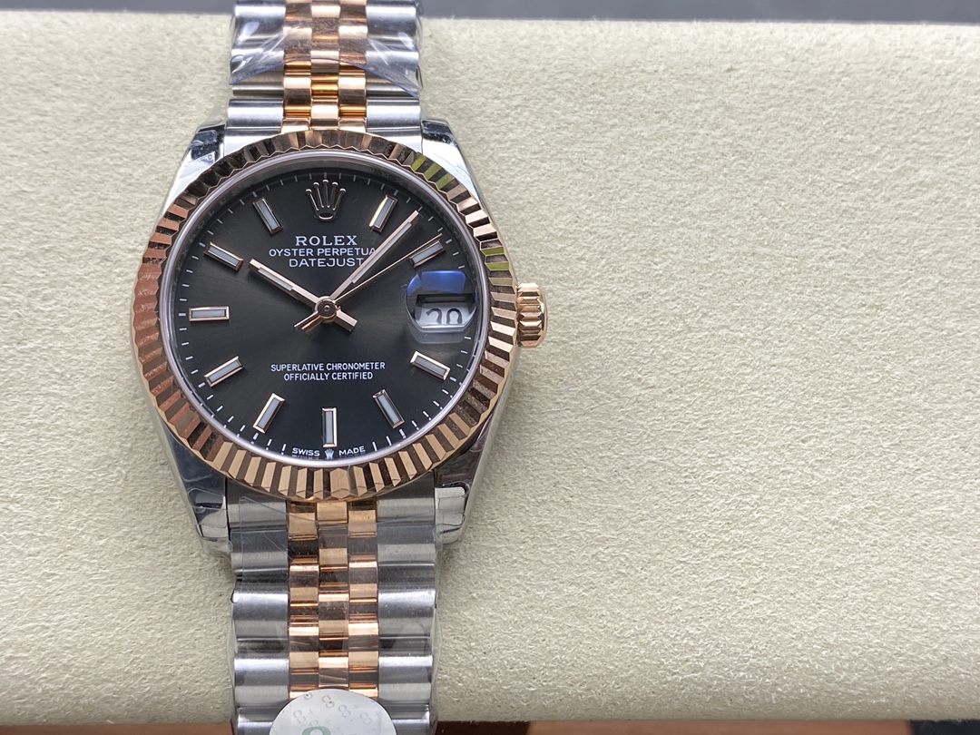 Rolex Datejust 31 Two Tone Fluted Slate Jubilee 278271 0018