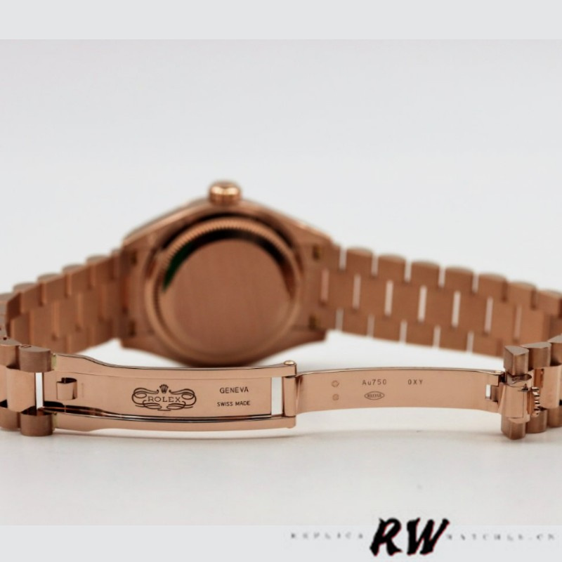 Rolex Datejust 279175 Mother Of Pearl Diamonds Dial Fluted Bezel 28mm Lady Replica Watch