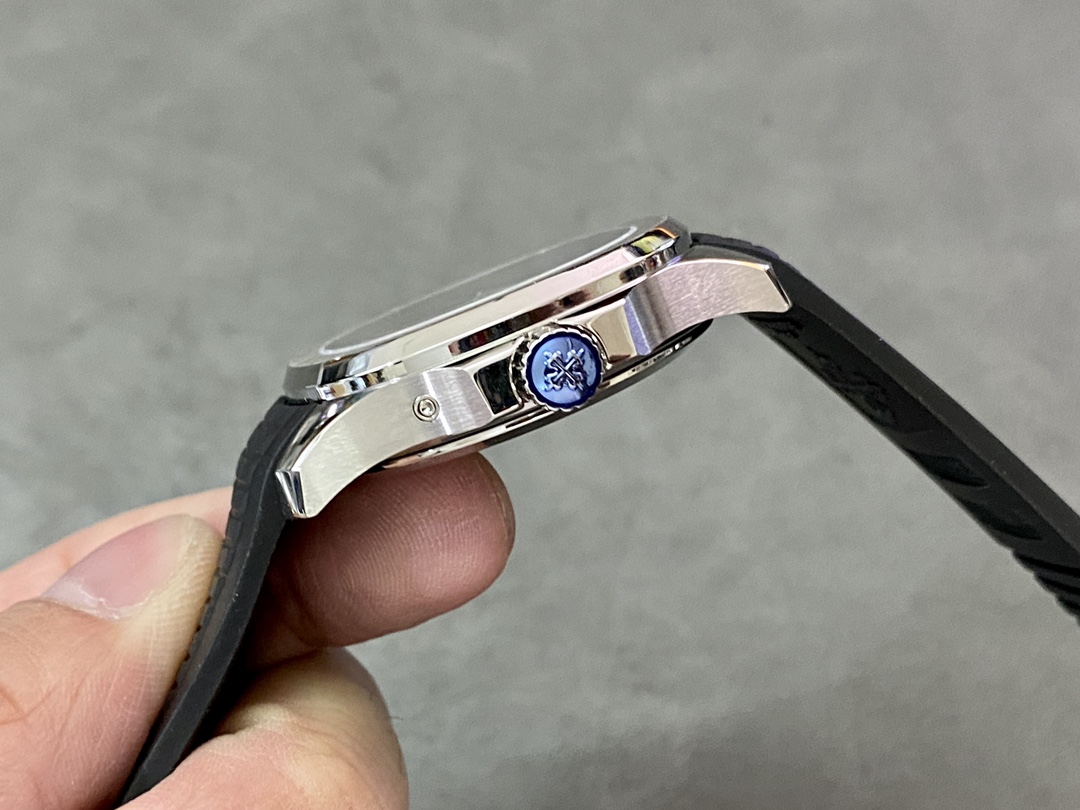 Replica Patek Philippe Aquanaut 5164A 001 Stainless Steel Dual Time 40mm Mens Watch