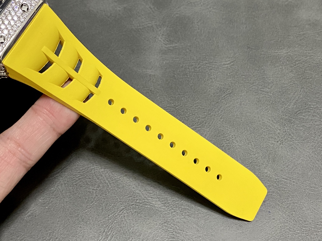 Richard Mille RM 011 03 Stainless Steel & 18K Gold Diamond Bezel