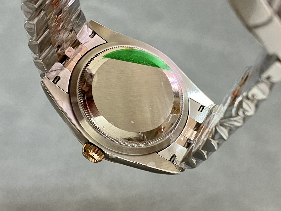 Rolex Datejust 36 Everose Gold Black Diamond Dial M126231 0019 Women's Watch