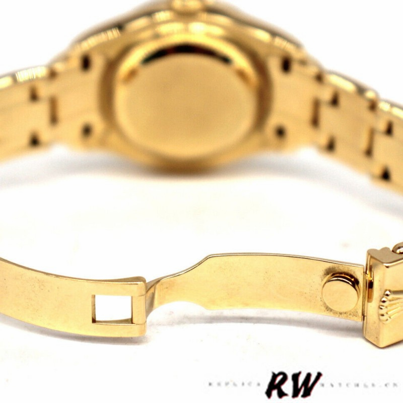 Rolex Pearlmaster 80298 Yellow Gold MOP Dial 29MM Lady Replica Watch