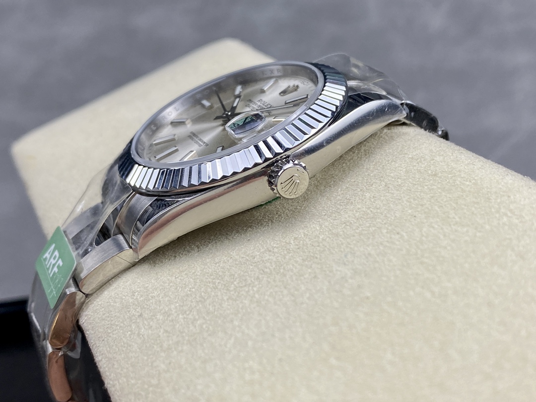 Rolex Datejust 126334 0003 Fluted Bezel Silver Dial 41MM Mens Replica Watch