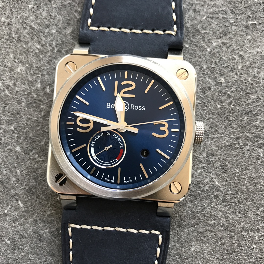 Bell & Ross INSTRUMENTS series BR0397-BL-SISCA2 Blue