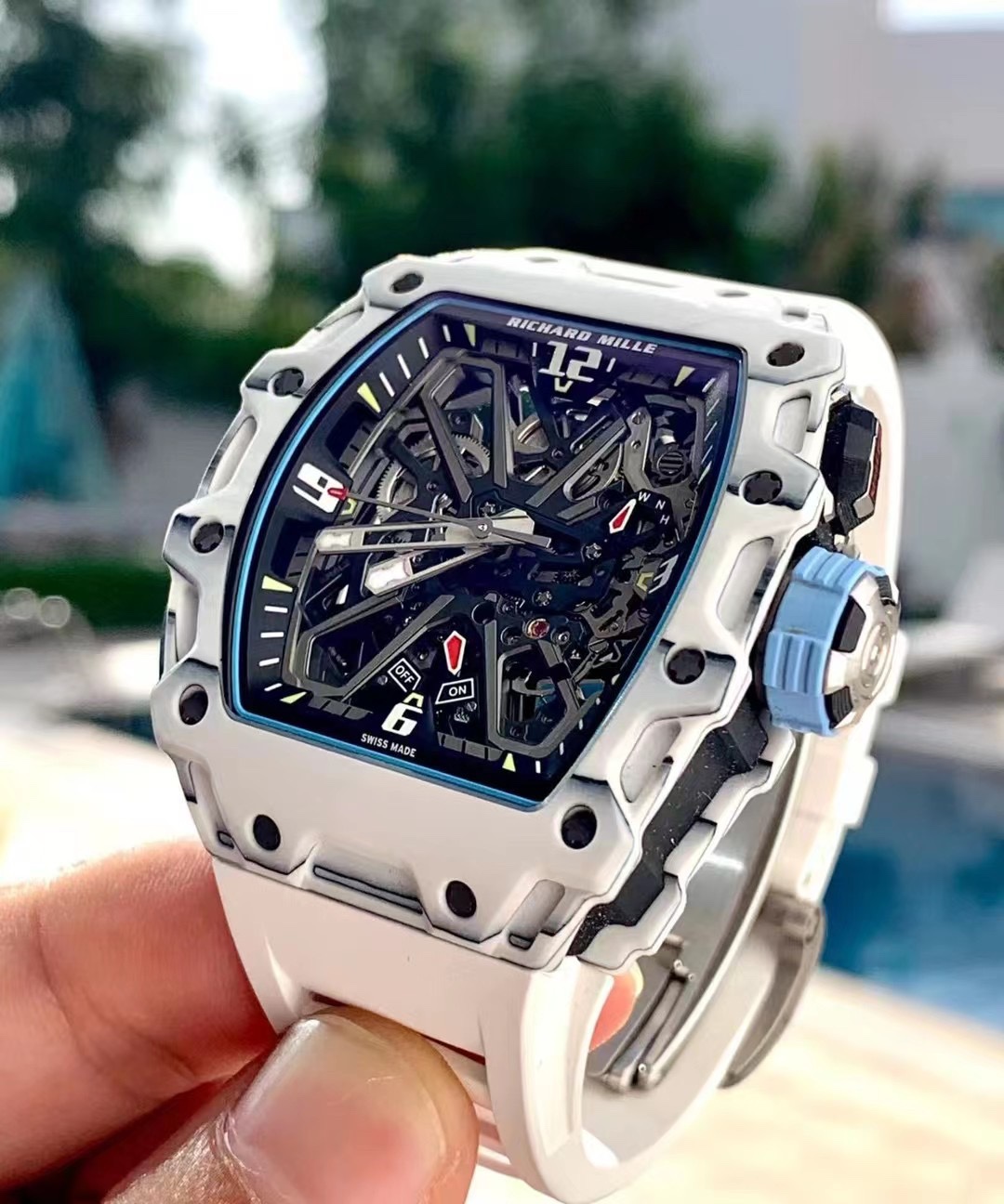 Richard Mille RM 35-03 Rafa Nadal White Carbon Quartz TPT