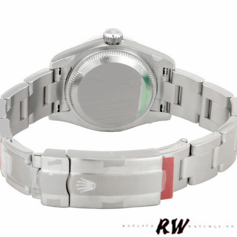 Rolex Oyster Perpetual 176234 Silver Maxi Arabic Dial 26mm Lady Replica Watch