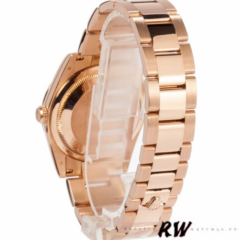 Rolex Day-Date 118205 Rose Gold Grey Dial 36mm Unisex Replica Watch