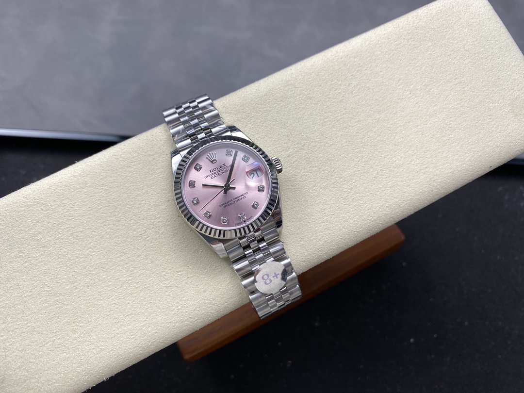 Rolex Datejust 31 Pink Dial Diamonds Jubilee 278274 0032 Women's Watch