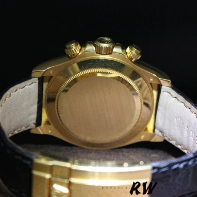 Rolex Cosmograph Daytona 116518 Black And Champagne Dial 40mm Mens Replica Watch