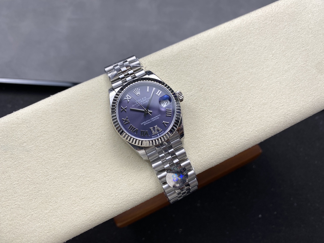 Rolex Datejust 31 Purple Dial Jubilee Bracelet 278274 0026 Women's Watch