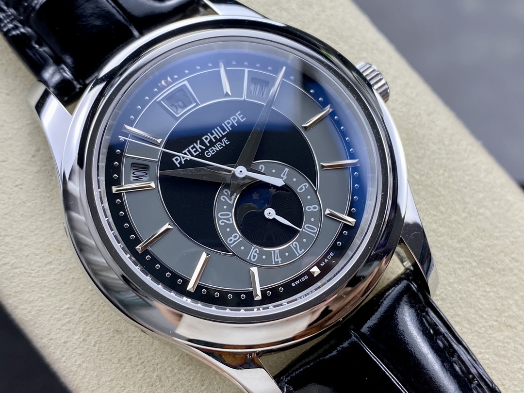 Replica Patek Philippe Complications Annual Calendar White Gold 5205G 010 40mm Mens Watch