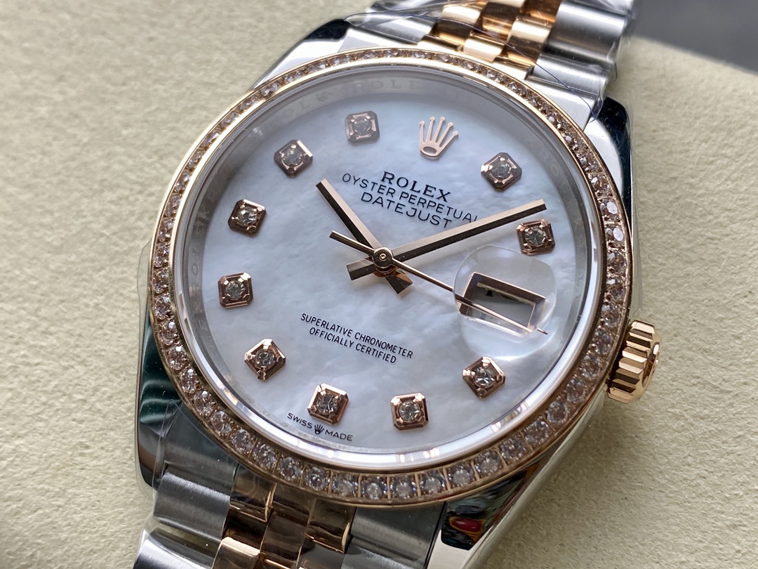 Rolex Datejust 126231 0021 Mother-of-Pearl Dial 36mm Jubilee Bracelet