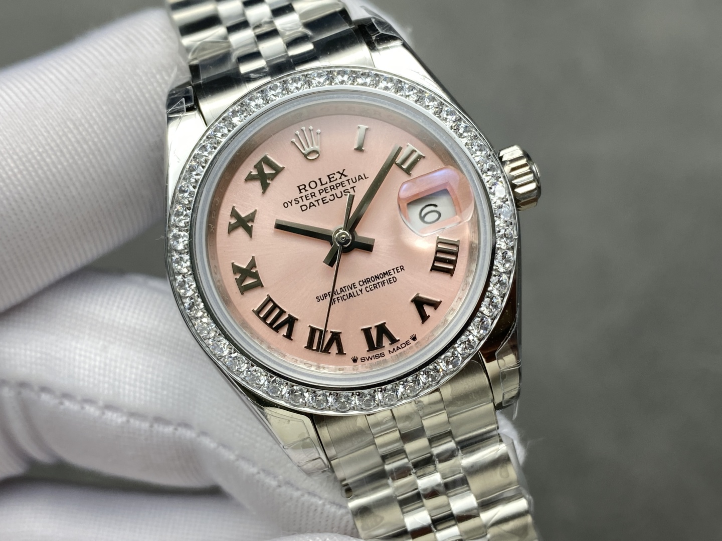 Rolex Datejust 28 Pink Roman Jubilee 279384RBR 0005 Women's Watch