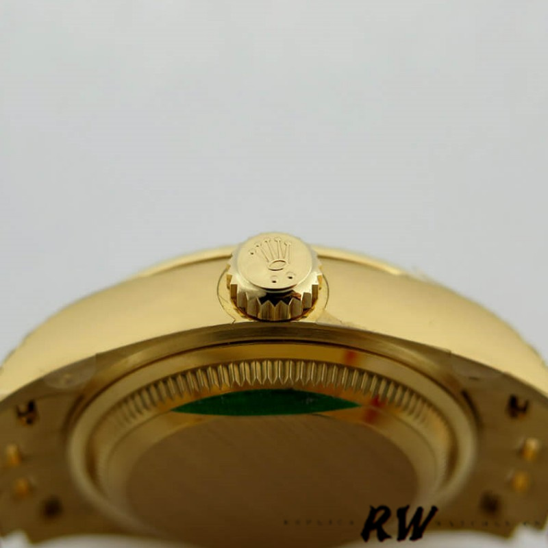 Rolex Datejust 279178 Silver Dial Diamond Yellow Gold 28mm Lady Replica Watch